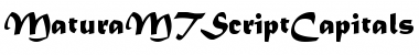 Download MaturaMTScriptCapitals Font Download MaturaMTScriptCapitals Font