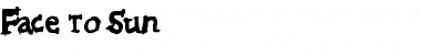 Download Face to Sun Font Download Face to Sun Font