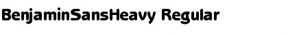 Download BenjaminSansHeavy Font Download BenjaminSansHeavy Font