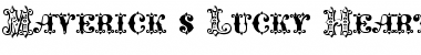 Download Maverick's Lucky Hearts Font Download Maverick's Lucky Hearts Font