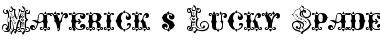 Download Maverick's Lucky Spades Font Download Maverick's Lucky Spades Font