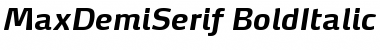 Download MaxDemiSerif-BoldItalic Font Download MaxDemiSerif-BoldItalic Font