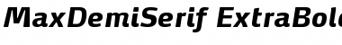 Download MaxDemiSerif-ExtraBoldItalic Font Download MaxDemiSerif-ExtraBoldItalic Font