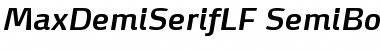 Download MaxDemiSerifLF-SemiBoldIta Font Download MaxDemiSerifLF-SemiBoldIta Font