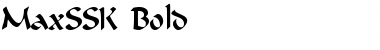 Download MaxSSK Font Download MaxSSK Font