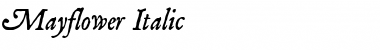 Download Mayflower Italic Font Download Mayflower Italic Font