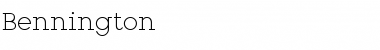 Download Bennington Font Download Bennington Font