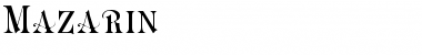Download Mazarin Font Download Mazarin Font