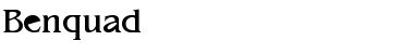 Download Benquad Font Download Benquad Font