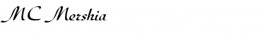 Download MC Mershia Font Download MC Mershia Font