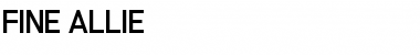 Download Fine Allie Font Download Fine Allie Font