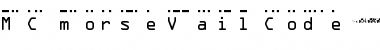 Download MC morse_Vail_Code_1837 S Font Download MC morse_Vail_Code_1837 S Font