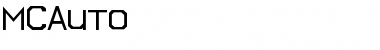 Download MCAuto Font Download MCAuto Font