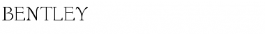 Download BENTLEY Font Download BENTLEY Font