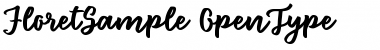 Download Floret Sample Font Download Floret Sample Font