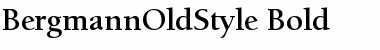 Download BergmannOldStyle Font Download BergmannOldStyle Font
