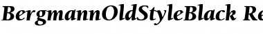 Download BergmannOldStyleBlack Font Download BergmannOldStyleBlack Font
