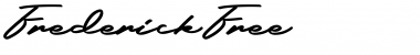 Download FrederickFree Font Download FrederickFree Font