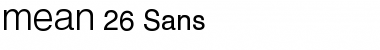 Download MEAN 26 Sans Font Download MEAN 26 Sans Font