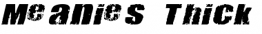 Download Meanies Font Download Meanies Font