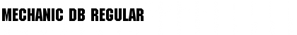 Download Mechanic DB Font Download Mechanic DB Font