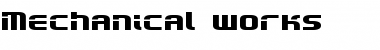 Download Mechanical works Font Download Mechanical works Font