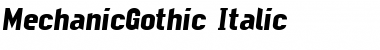 Download MechanicGothic Font Download MechanicGothic Font