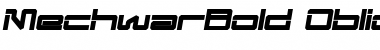 Download MechwarBold Oblique Font Download MechwarBold Oblique Font