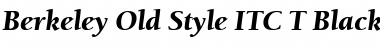 Download Berkeley Old Style ITC T Black Font Download Berkeley Old Style ITC T Black Font