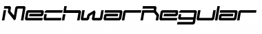 Download MechwarRegular Oblique Font Download MechwarRegular Oblique Font