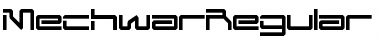 Download MechwarRegular Font Download MechwarRegular Font