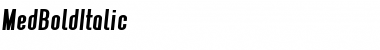 Download MedBoldItalic Font Download MedBoldItalic Font