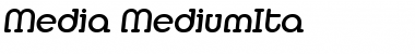 Download Media-MediumIta Font Download Media-MediumIta Font