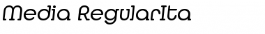 Download Media-RegularIta Font Download Media-RegularIta Font