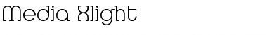 Download Media-Xlight Font Download Media-Xlight Font