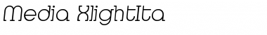 Download Media-XlightIta Font Download Media-XlightIta Font