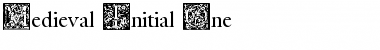 Download Medieval Initial One Font Download Medieval Initial One Font
