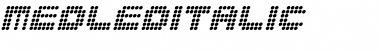 Download MedLedItalic Font Download MedLedItalic Font