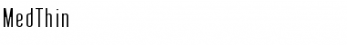 Download MedThin Font Download MedThin Font