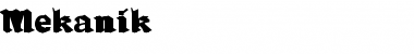 Download Mekanik Font Download Mekanik Font