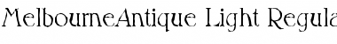 Download MelbourneAntique-Light Font Download MelbourneAntique-Light Font