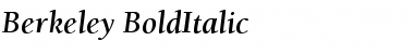 Download Berkeley-BoldItalic Font Download Berkeley-BoldItalic Font