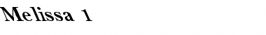 Download Melissa 1 Font Download Melissa 1 Font