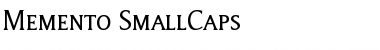 Download Memento SmallCaps Font Download Memento SmallCaps Font