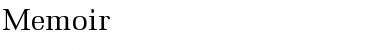 Download Memoir Font Download Memoir Font