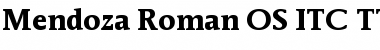 Download Mendoza Roman OS ITC TT Font Download Mendoza Roman OS ITC TT Font