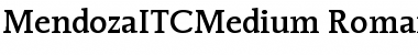 Download MendozaITCMedium Font Download MendozaITCMedium Font