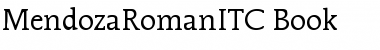 Download MendozaRomanITC-Book Font Download MendozaRomanITC-Book Font