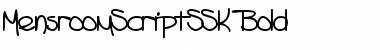 Download MensroomScriptSSK Font Download MensroomScriptSSK Font