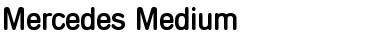 Download Mercedes-Medium Font Download Mercedes-Medium Font